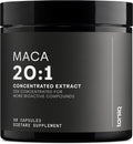 Toniiq Maca Root Extracto 20:1 - Complejo de Maca Negra, Roja y Amarilla - Alta Potencia - 90 Cápsulas