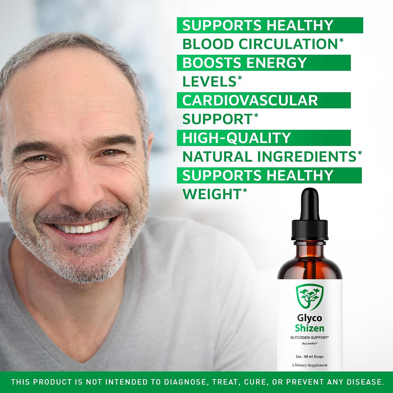 Glyco Shizen Drops (3 Pack) - Suplemento Líquido