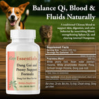 Kan Herb Essentials Dang Gui and Peony Support – Traditional Chinese Herbal Blend for Dogs and Cats, 120 Tablets