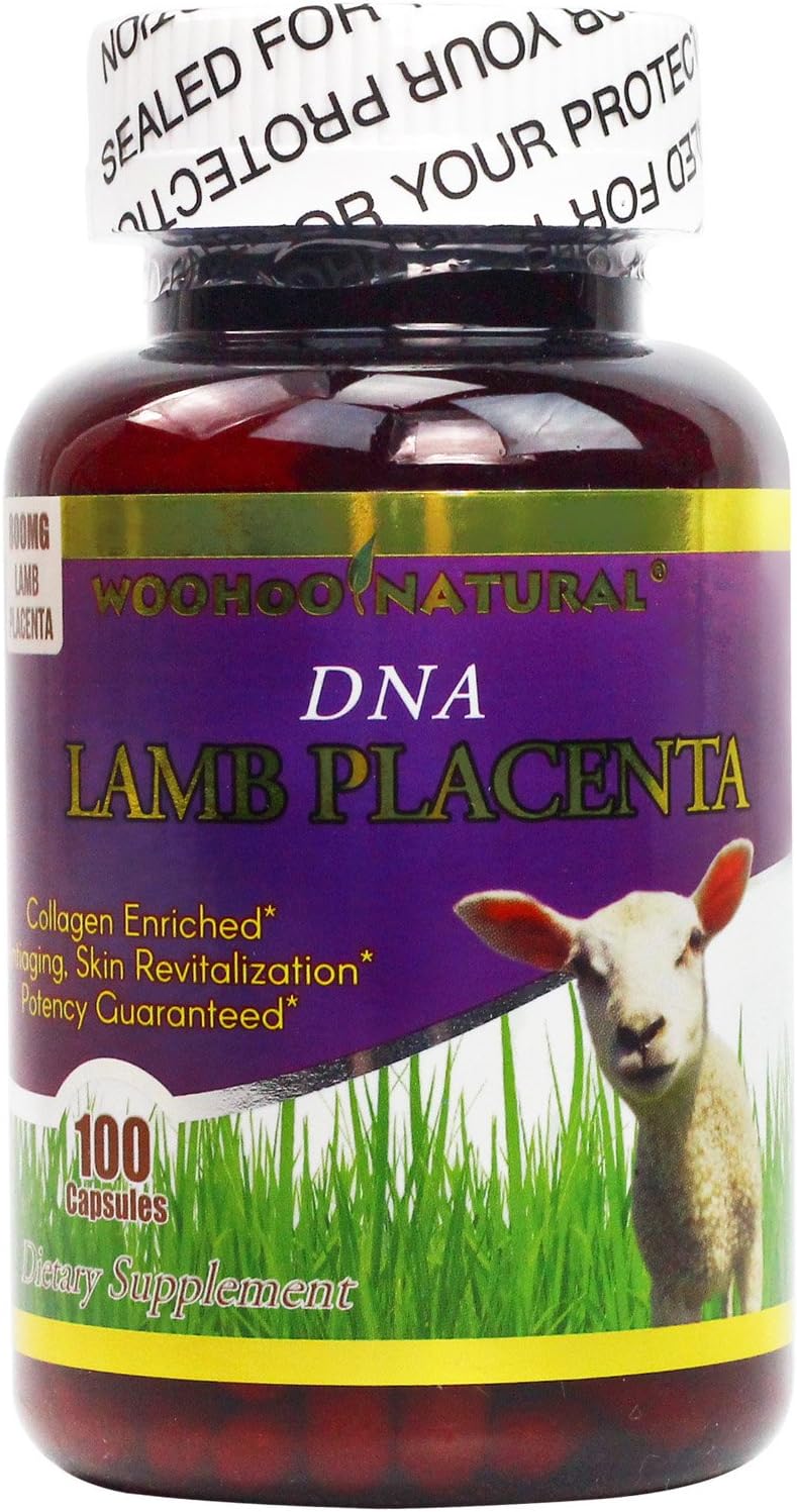 Woohoo Natural DNA Cordero Placenta 100 Cápsulas