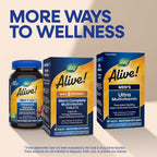 Nature's Way Alive! Men's Max3 Multivitamínico Diario de Alta Potencia para Hombres, 90 Comprimidos