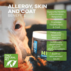 Only Natural Pet Masticables Suaves de Hemp para Alergias, Piel y Pelaje - 60 unidades