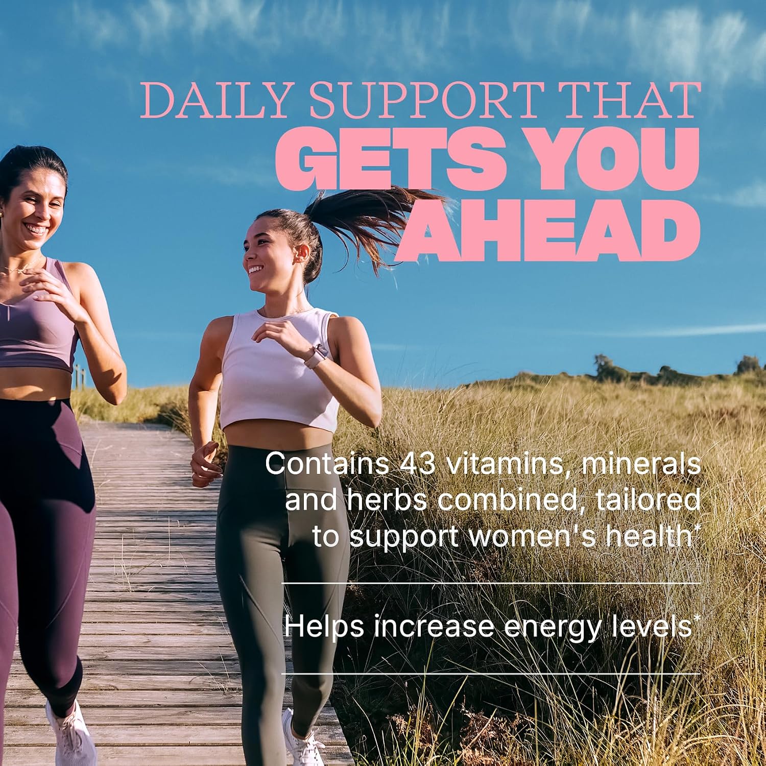 Swisse Multivitamínico Diario para Mujeres con 47 Nutrientes y Adaptógenos, 120 Comprimidos