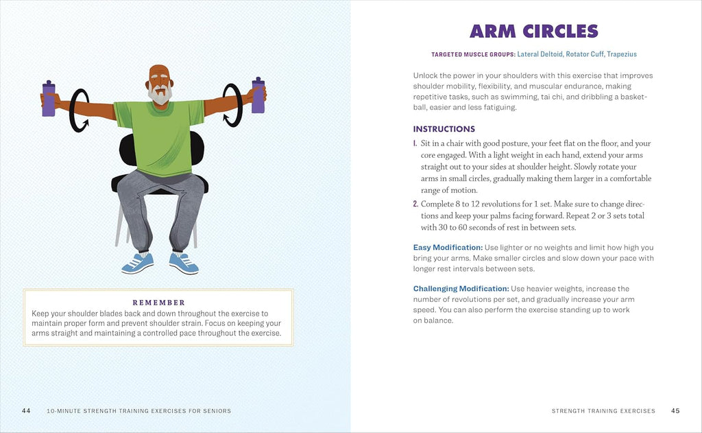 10-Minute Strength Training Exercises for Seniors: Exercises and Routines to Build Muscle, Balance, and Stamina
