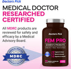 Doctors Pick Fem Pro Probióticos para Mujeres – 60 Cápsulas Veganas