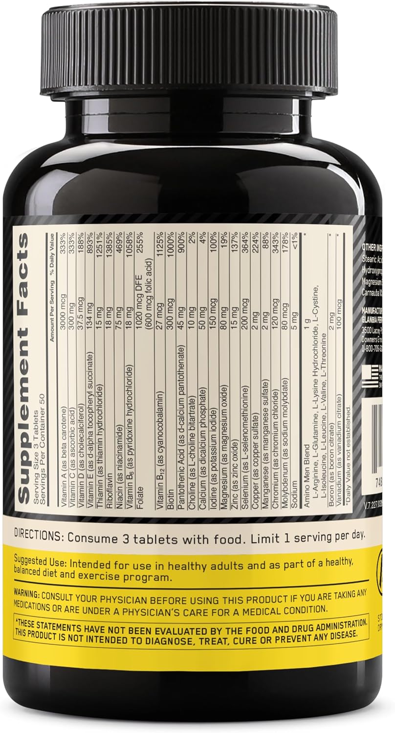 Optimum Nutrition Opti-Men Multivitamínico para Hombres, 150 Comprimidos