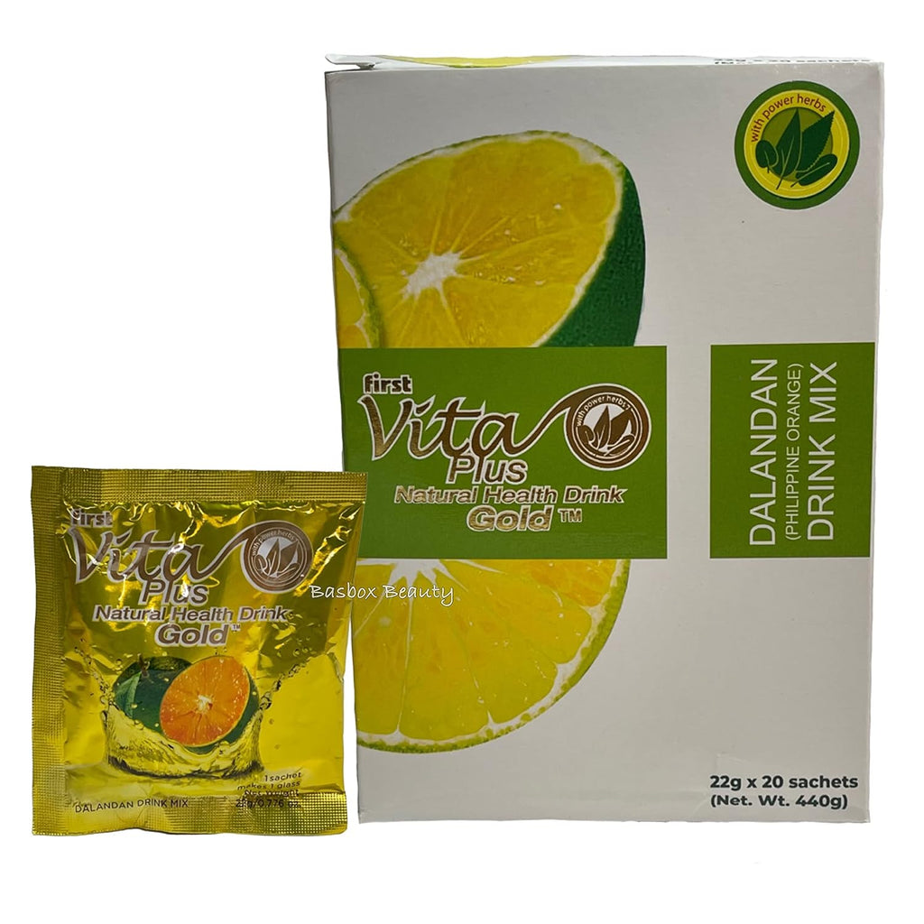 First Vita Plus Natural Health Drink Dalandan GOLD - 40 Sobres (2 Cajas)