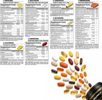 ALLMAX VITASTACK Multivitamin Packs – 30 Sobres Diarios con Omega-3, BCAA y Enzimas