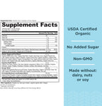 Ancient Nutrition Organic SuperGreens Energizer Powder with Probiotics and B12, Made from Real Fruits, Vegetables and Herbs, for Digestive, Detoxification and Energy Support, 25 Servings