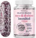 Myo-Inositol & D-Chiro Inositol 40:1 para Equilibrio Hormonal Femenino | Microgránulos | No GMO | 120 Cápsulas (1 Mes)
