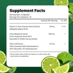 Extracto Concentrado de Bergamota Cítrica 25x, 1000mg por Dosis, 150 Cápsulas Vegetales - LaVitali