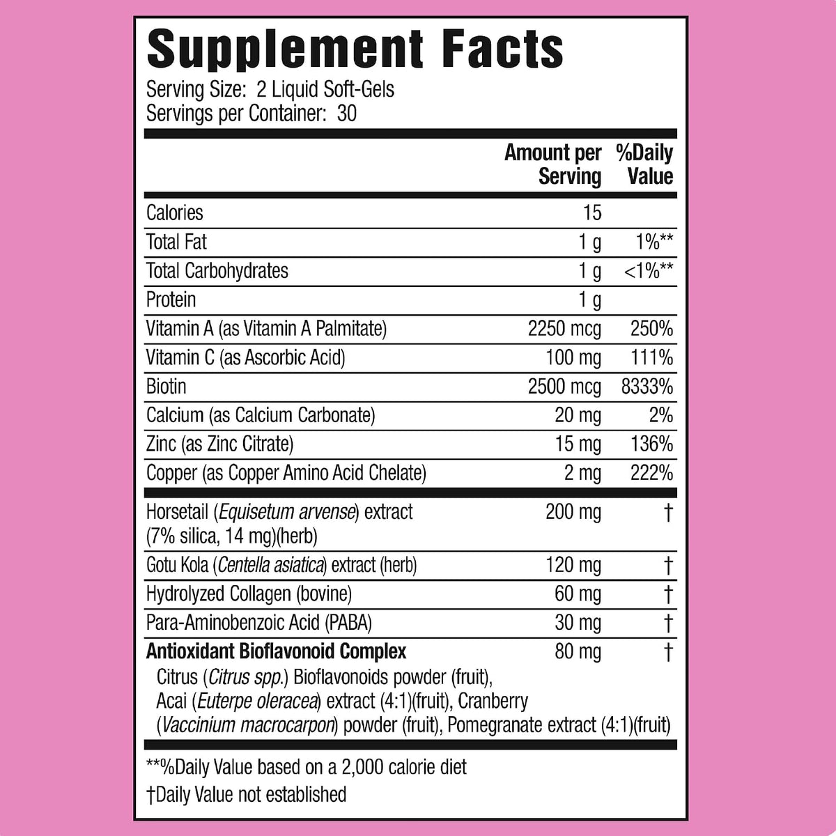 Applied Nutrition Cabello y Uñas Fuertes – – El funcionamiento normal del sistema nervioso – Image 2