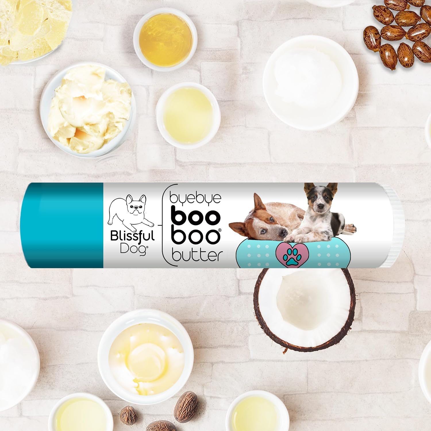 The Blissful Dog Tubo de 0,15 oz Mantequilla Booboo para Boyero Australiano