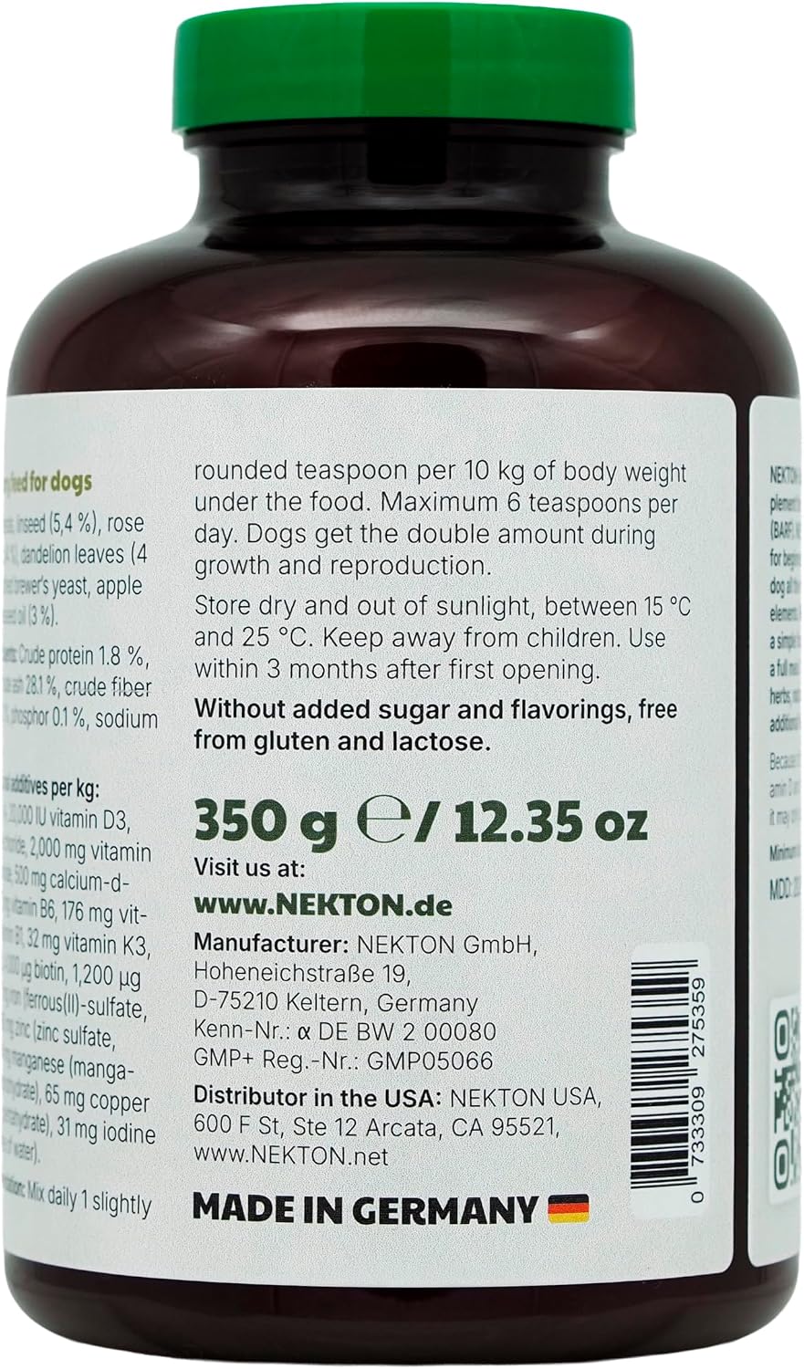Nekton-Dog Easy Barf Suplemento para alimentación BARF 350g