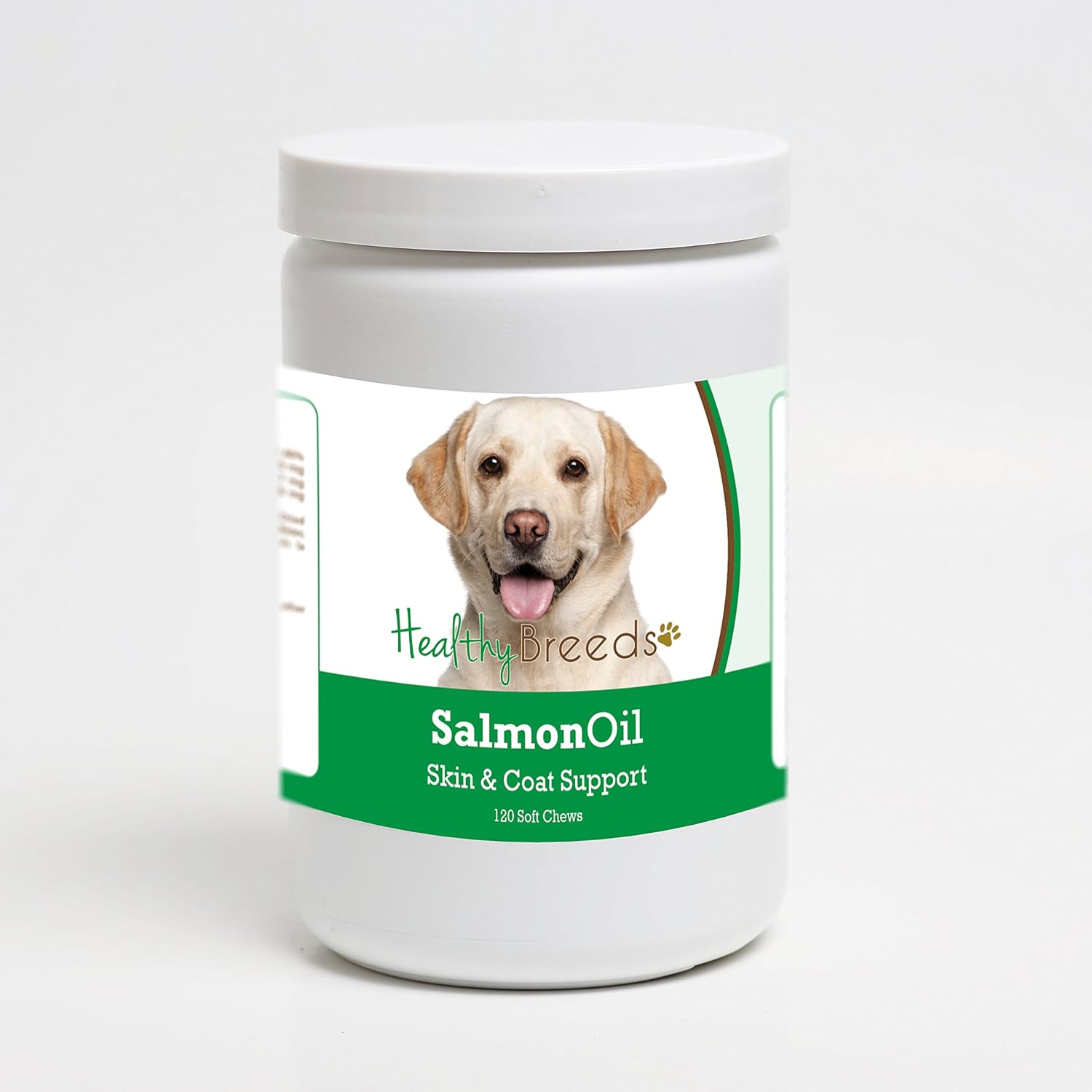 Healthy Breeds Aceite de Salmón Soft Chews para Labrador Retriever 120 unidades