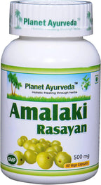 Planet Ayurveda Amlaki Rasayan, 500mg Cápsulas Vegetales - 2 Frascos