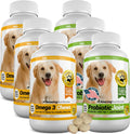 Amazing Nutritionals Combo Omega-3 y Probióticos para Perros - 120 Masticables
