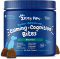 Zesty Paws Senior Advanced Calming & Cognition Soft Chews - Suplemento para perros con Ashwagandha y DHA