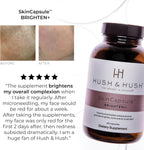Hush & Hush Brighten+ Suplemento de Vitamina C para Piel Radiante, 60 Cápsulas