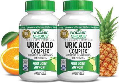 Botanic Choice Complejo Ácido Úrico para el Apoyo Articular – Alivia las Molestias con Semilla de Apio y Bromelina - 2 – Image 1