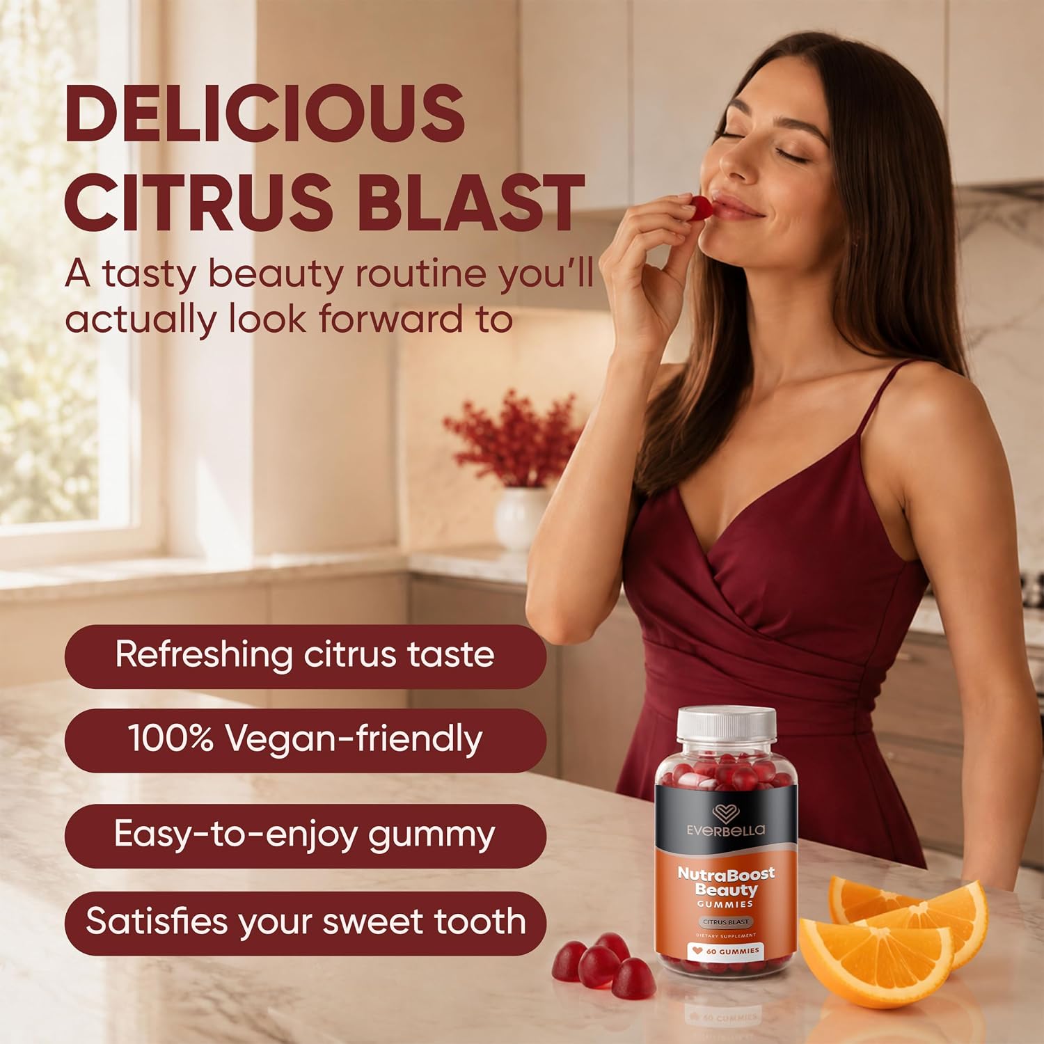 NutraBoost Beauty Gummies - Gominolas de Belleza con Biotina, Vitamina C y Aminoácidos