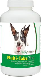 Healthy Breeds Rat Terrier Multi-Tabs Plus – Comprimidos masticables para perros (180 unidades)
