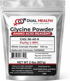 Pure Glycine Powder (2 lbs) - Free Form Amino Acid, Non-GMO, Gluten-Free