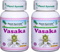 Vasaka - 2 Bottles (60 Capsules, 500mg each) - Planet Ayurveda