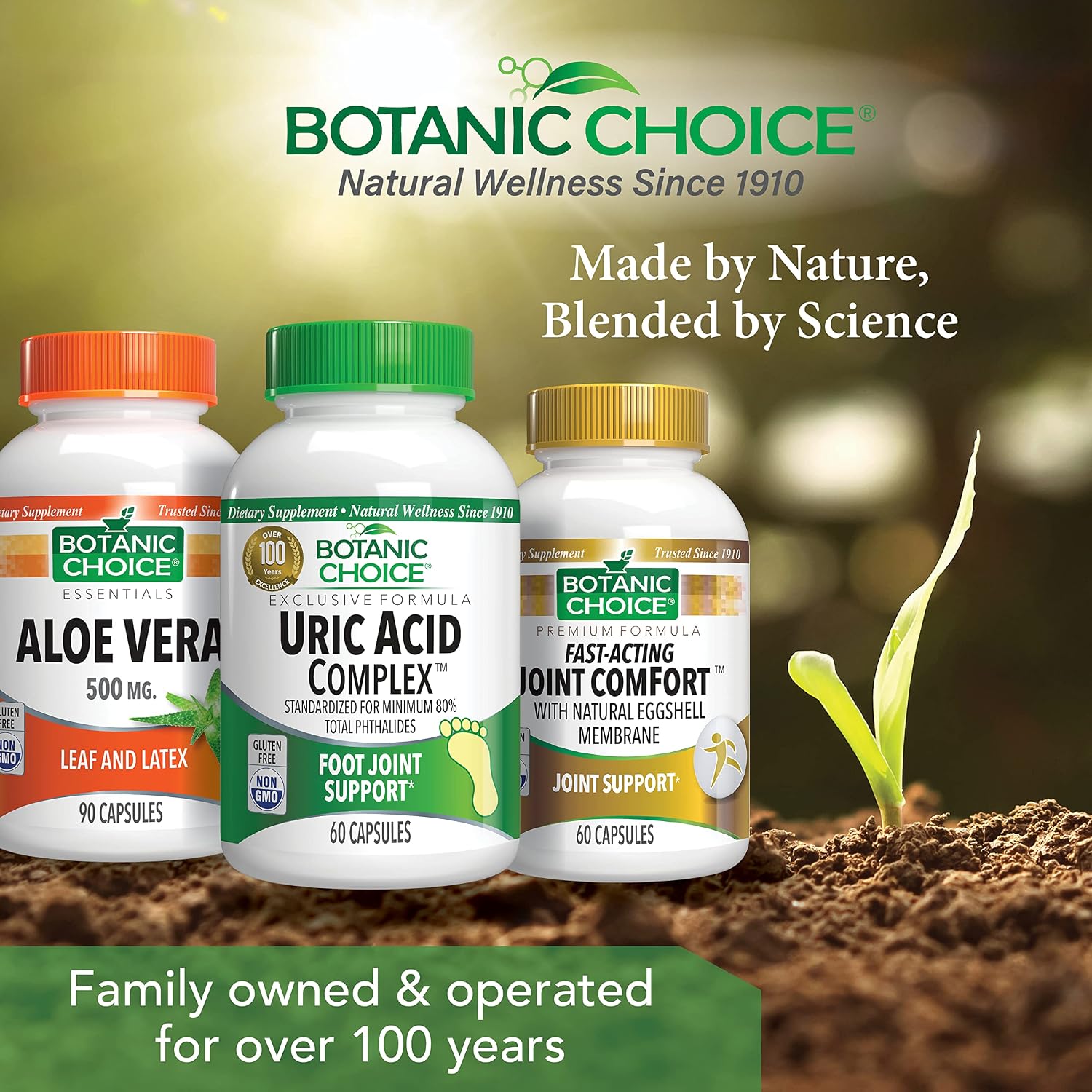 Botanic Choice Uric Acid Complex - 60 Capsules