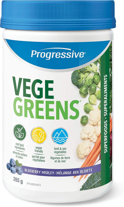PROGRESSIVE Blueberry Medley Vegegreens, 265 GR – Image 1