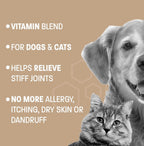 Omega 3 Pro Aceite de Pescado para Perros - Suplemento para Piel y Pelaje con Bomba - 237 ml