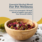 Ayush Pet Livit-2 - Suplemento Hepático Natural para Mascotas (90 Dosis)