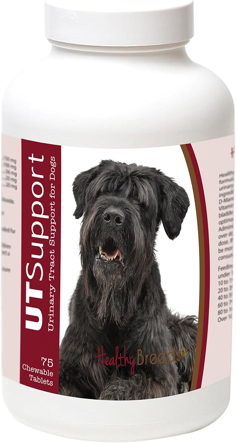 Healthy Breeds Masticables de Arándano para Terrier Ruso Negro - Soporte Urinario - 75 Unidades
