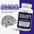 Memory Health Softgels con Omega-3, Carotenoides y Vitamina E – 270 Cápsulas (90 Días)