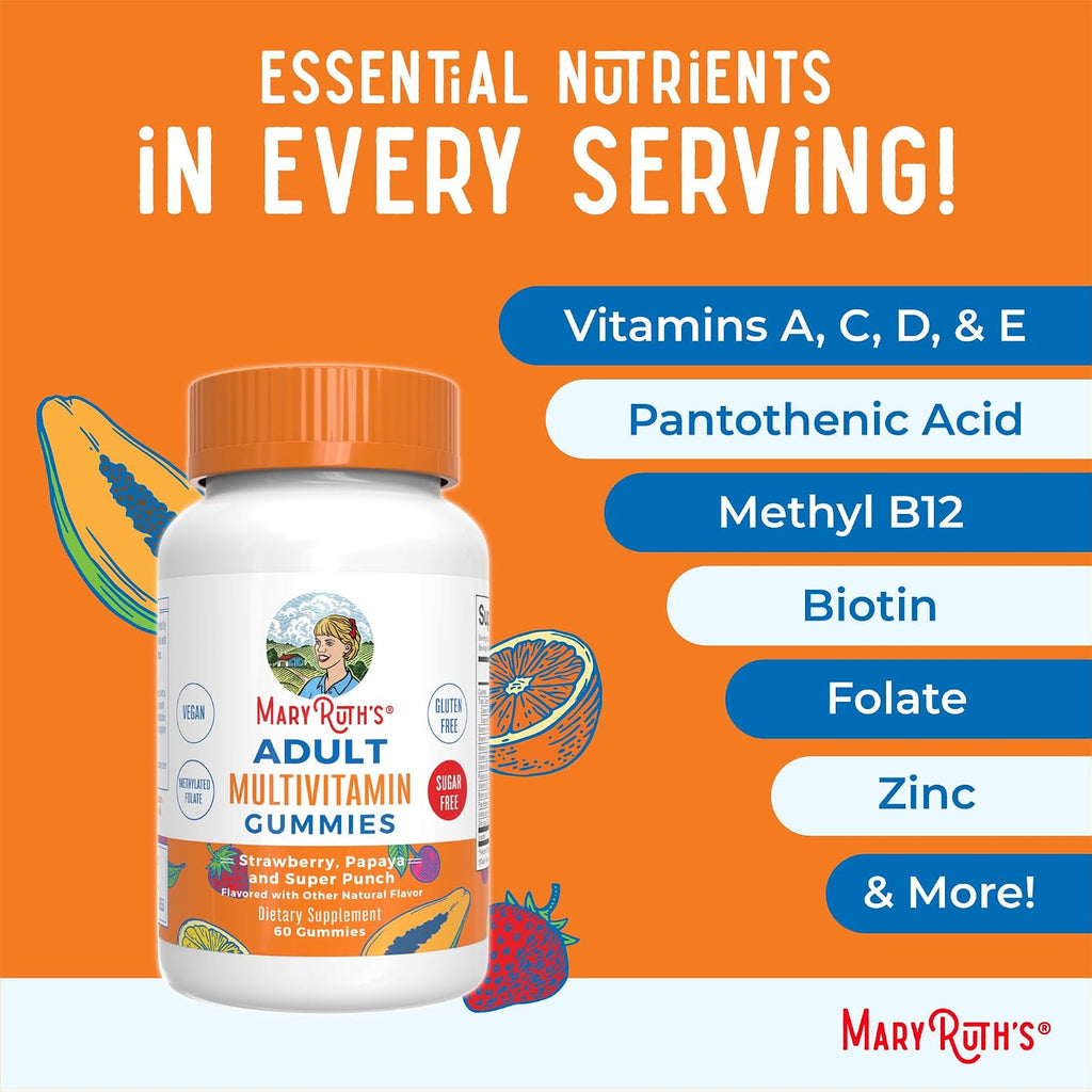 MaryRuth's Organics Multivitamínico en Gominolas Sin Azúcar - 60 Unidades