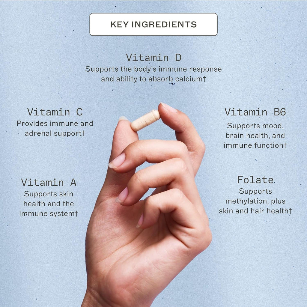 Amy Myers MD The Myers Way Multivitamin - Apoya la salud inmunológica, tiroidea y suprarrenal - Sin gluten, sin lácteos, sin hierro