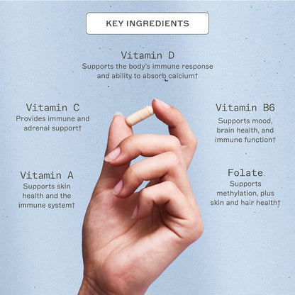 Amy Myers MD The Myers Way Multivitamin - Apoya la salud inmunológica, tiroidea y suprarrenal - Sin gluten, sin lácteos, sin – Image 3