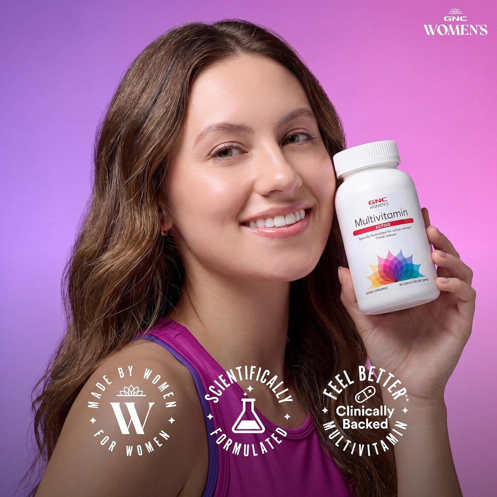 GNC Women’s Active Multivitamin – 180 Comprimidos