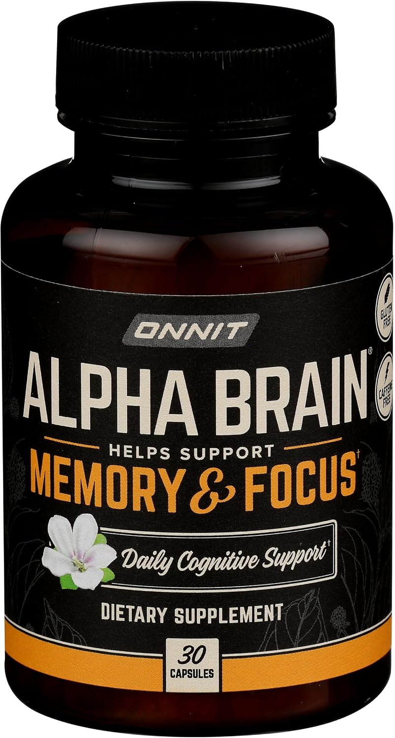 Onnit Labs Alpha Brain, 30 Cápsulas