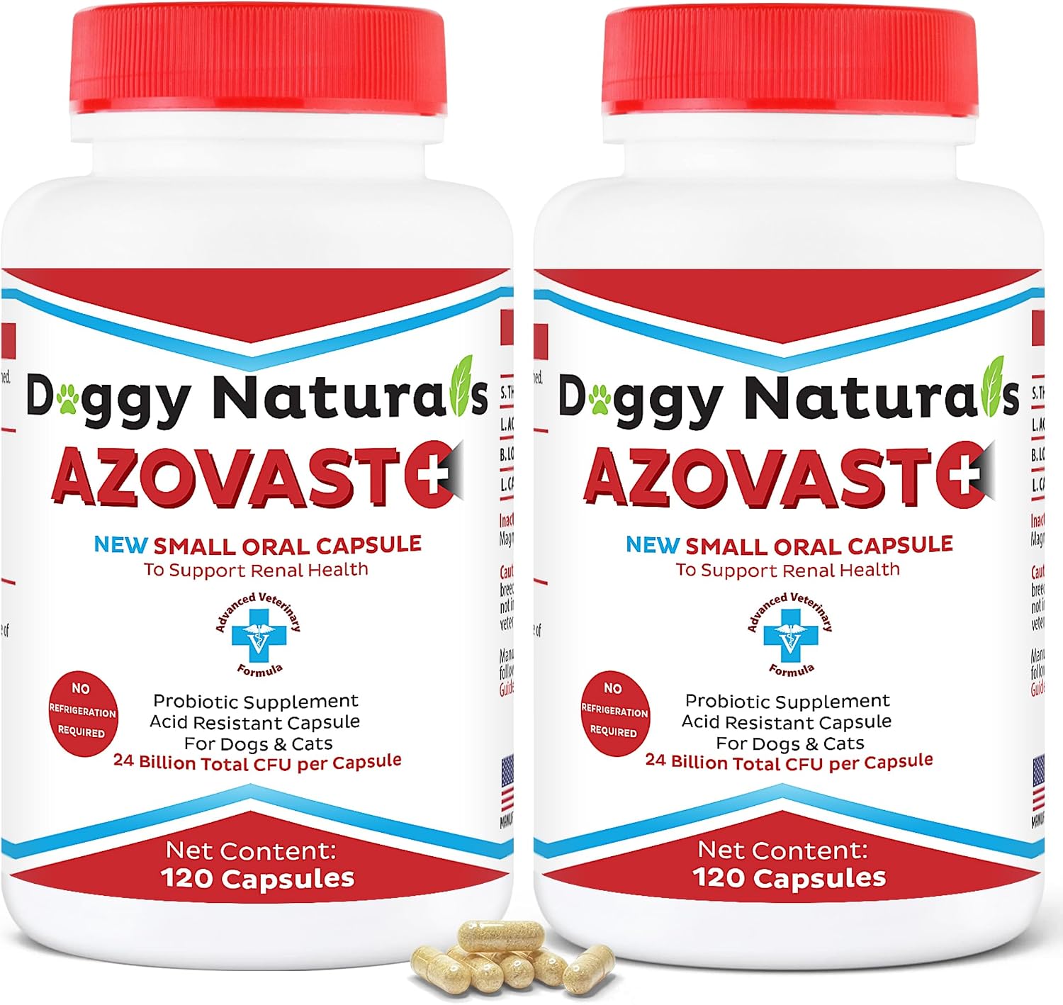 Azovast Plus Suplemento Renal para Perros y Gatos, 240 Cápsulas