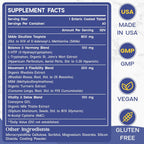 Enerlix SAM-e 1200 mg con CoQ10 y 5-HTP - 60 Comprimidos Recubiertos Entéricos Veganos