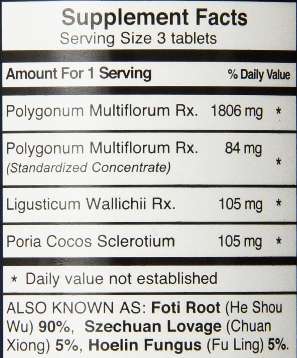 Dr. Shen's Shou Wu Pill (200 Tablets - Suministro para un Mes)