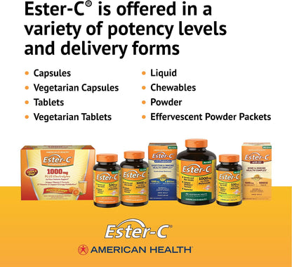 Ester-C 500 mg - 120 Cápsulas - American Health – Image 7