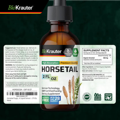 BIO KRAUTER® Cola de Caballo Extracto – Formato práctico: Gotero dosificador que permite una administración – Image 8
