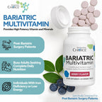 Bariatric Choice My Bariatric Multivitamínico Masticable con Hierro y Calcio, Berry (120 comprimidos)