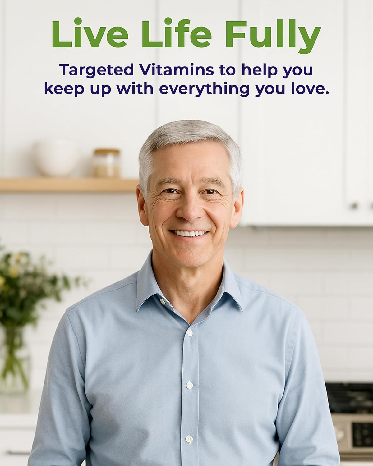 Evince Naturals Sistema Nutricional Diario para Hombres, Multivitamínico