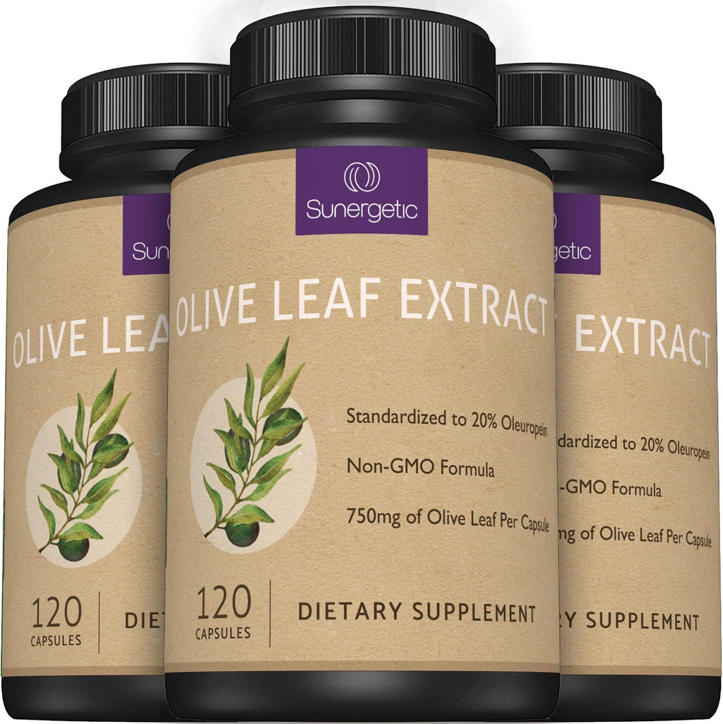 Extracto de Hoja de Olivo Premium – Estandarizado al 20% de Oleuropeína – 750mg por Cápsula – 120 Cápsulas
