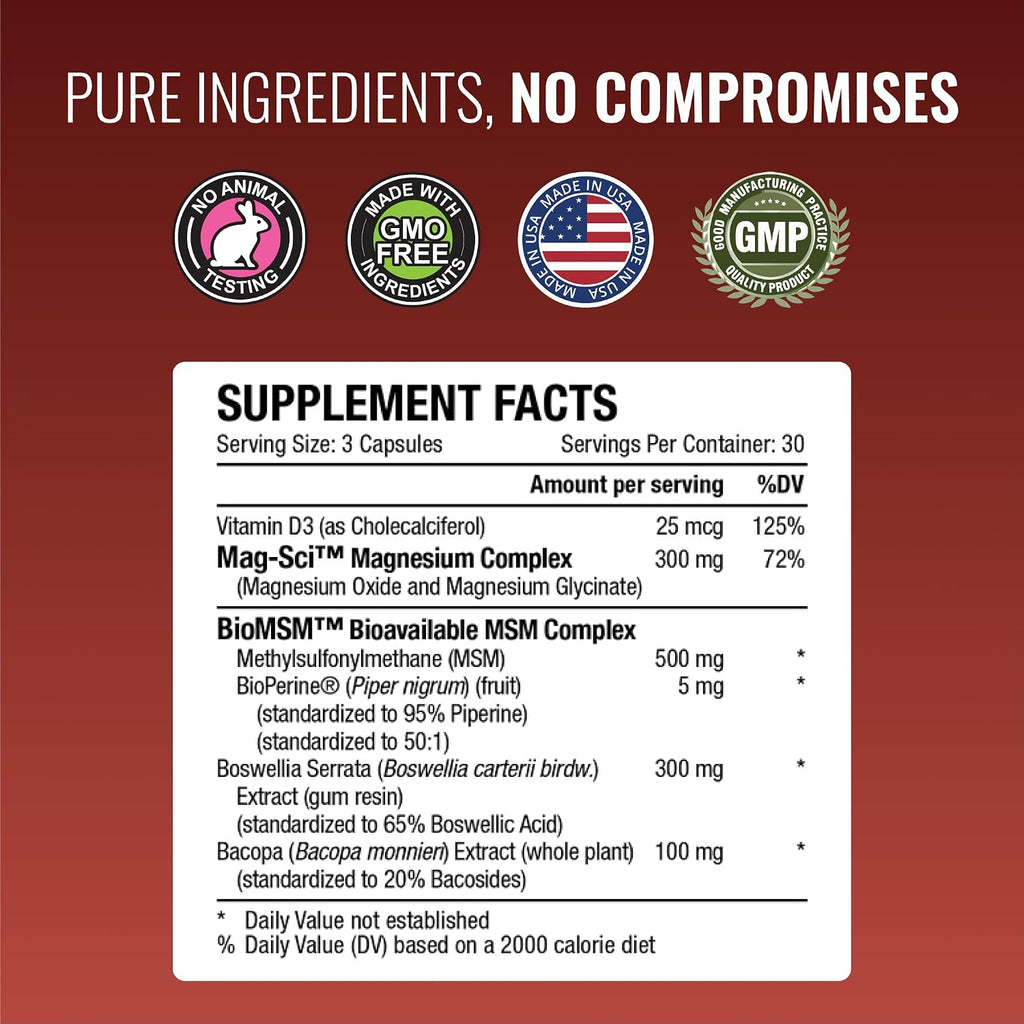 Approved Science Fibroprin - Alivio para Nervios y Músculos - Mejora la Movilidad - 90 Cápsulas