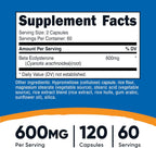 Nutricost Beta Ecdysterone 600mg per Serving, 120 Capsules - Vegan, GMO-Free, Gluten-Free