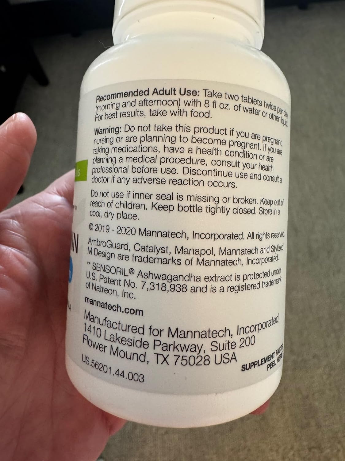 Mannatech Catalyst Multivitamin – 120 Comprimidos